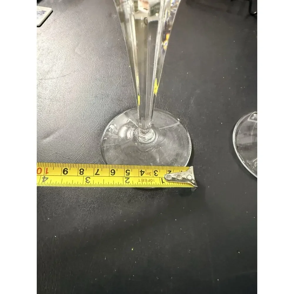 2 Vintage Waterford Crystal Millennium Champagne Toasting Flutes Wedding
